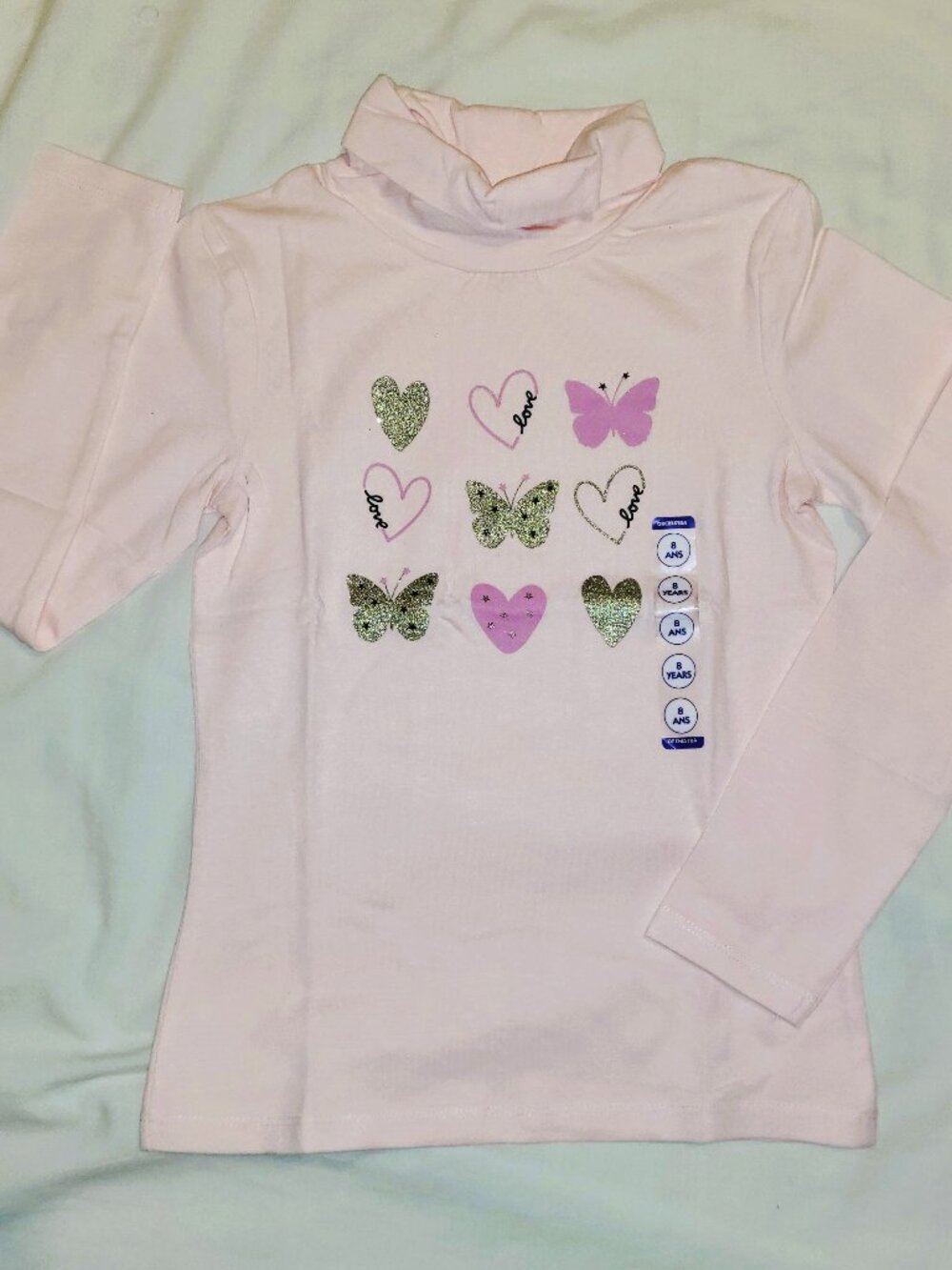 NWT* Girls Pink Turtle Neck
